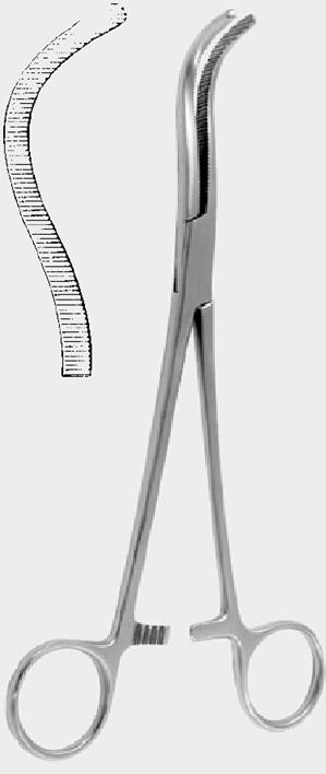 Затискач ГІЙОНА (GUYON) для ниркової ніжки, 24 см (cm)